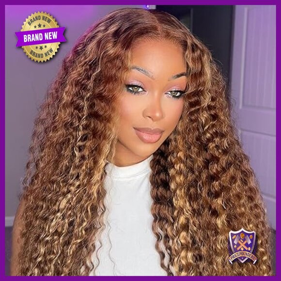 360 Lace Front Human Hair Wig 18 Inch Water Wave 180% Density Full Lace main image 5